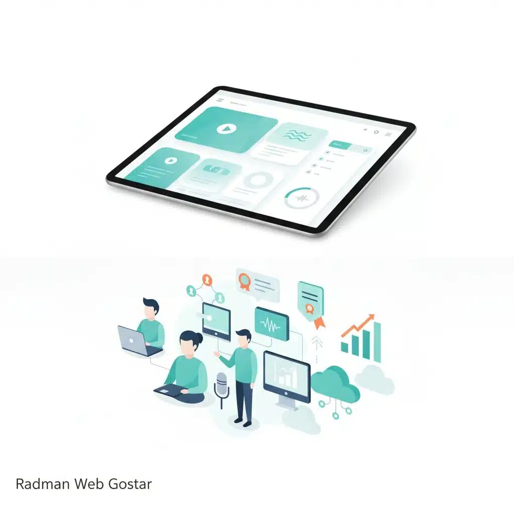 طراحی سایت آموزشی حرفه ای و راه اندازی سیستم LMS برای فروش دوره و برگزاری آزمون آنلاین